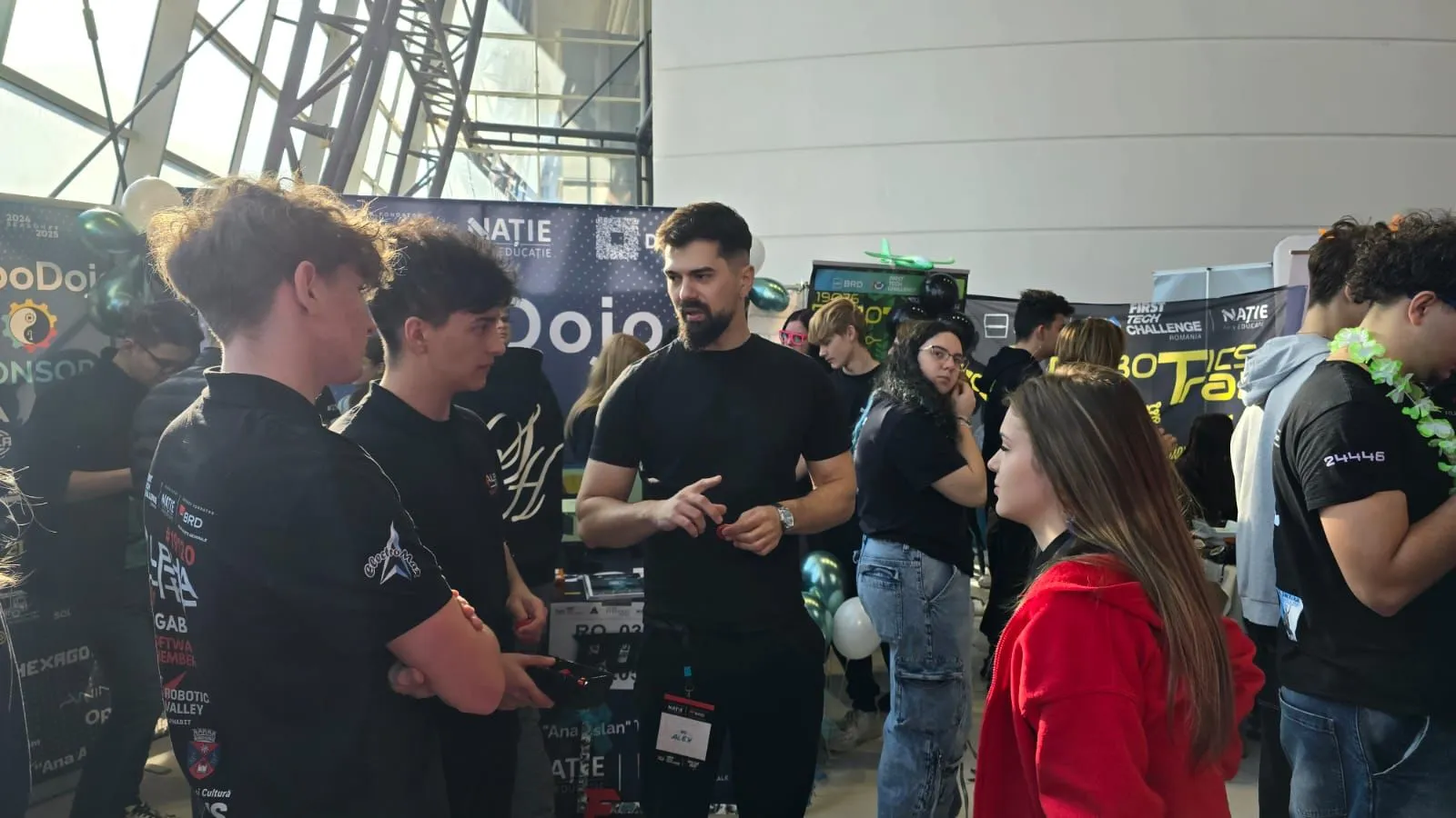 Poza din timpul competities cu AlphaBit