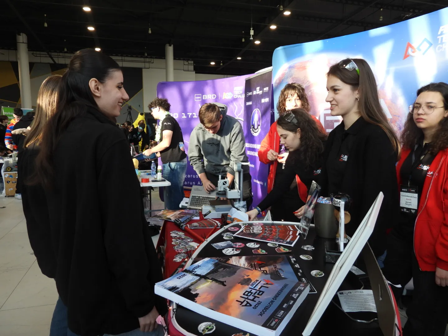 Poza din timpul competities cu AlphaBit