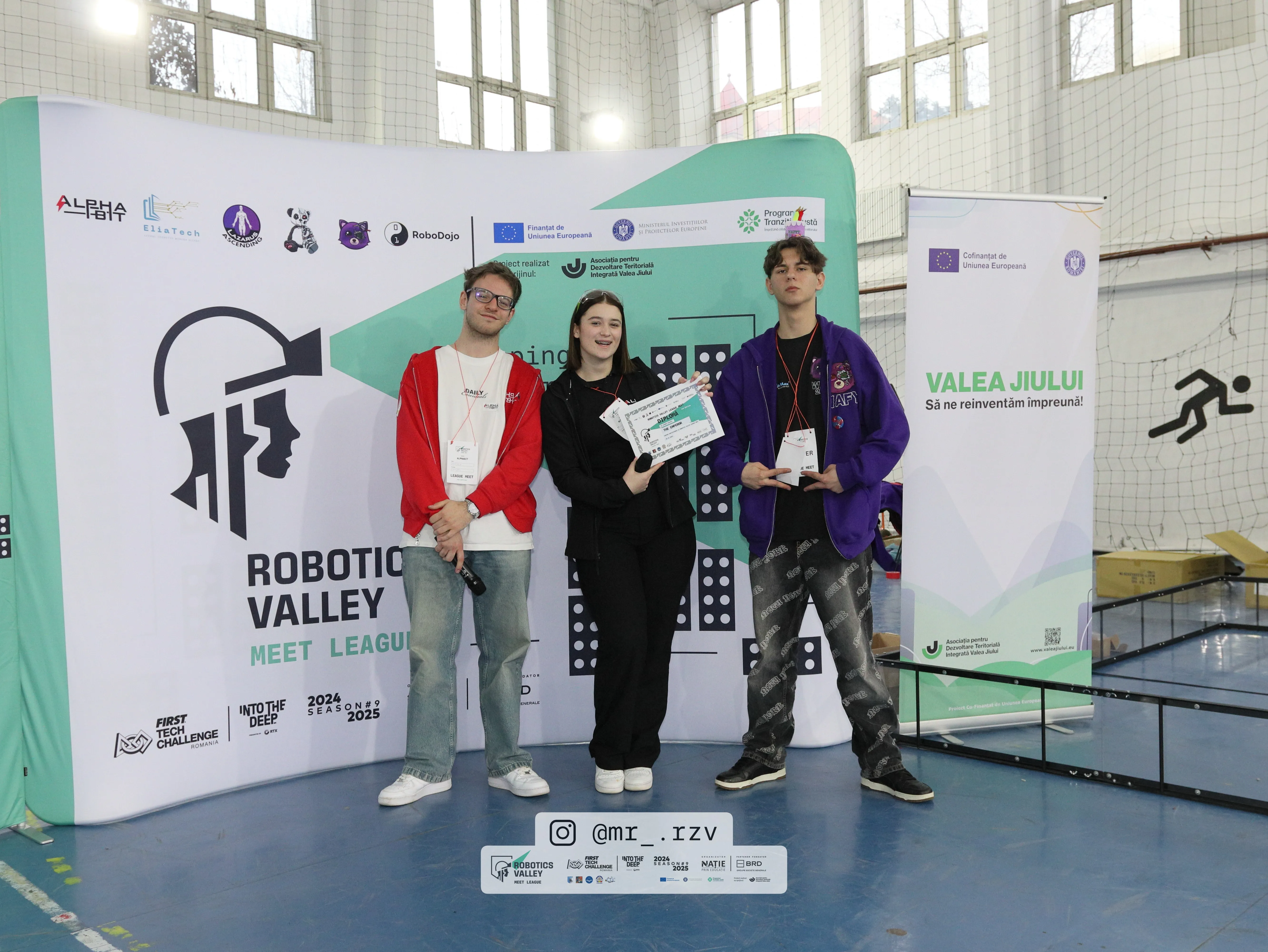 Poza din timpul competities cu AlphaBit